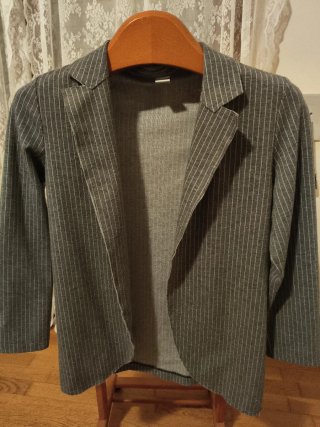 Americana Gris Estampada