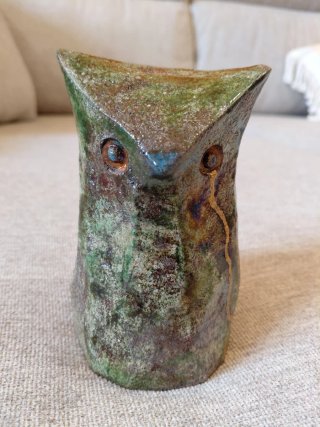 Escultura de Búho Artesanal