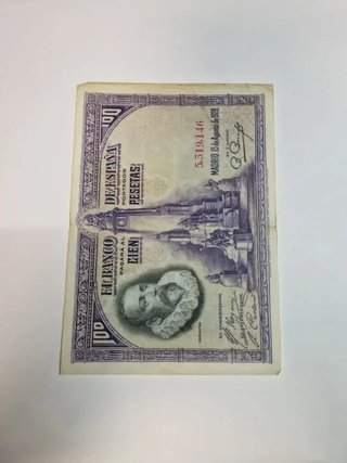 BILLETE 100 PESETAS 1928