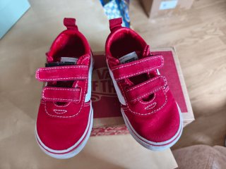 Zapatillas Vans Rojas Infantiles talla 23.5
