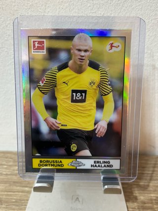 Carta Erling Haaland Topps Chrome Bundesliga 2024