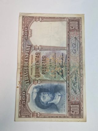 BILLETE 500 PESETAS 1931