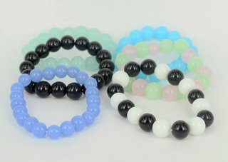 Pulsera o tobillera de cristal son diez