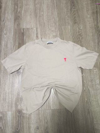 Camiseta Ami Paris Beige