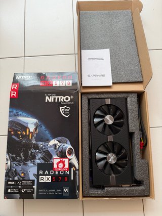 Tarjeta Gráfica Sapphire NITRO+ RX 570 8GB