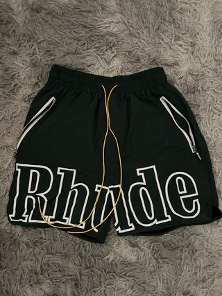 Pantaloncini Rhude verdi taglia S