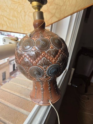 Lampada in ceramica vintage Lladró (anni '70)