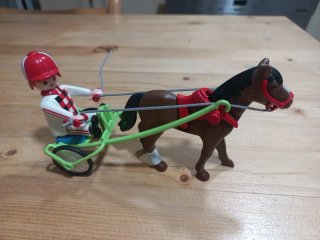 Set Playmobil Caballo de Carreras