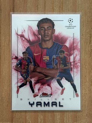 Carta Topps Finest 2024-25 Lamine Yamal