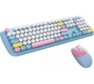 Pack Teclado y Ratón Inalámbrico vintage