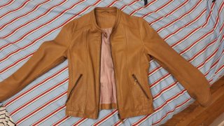 Cazadora de piel Massimo Dutti