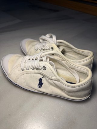 Zapatillas de Lona Polo Ralph Lauren Blancas