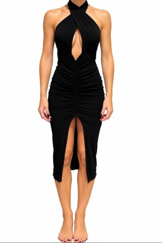 Vestido Negro Olu Olu