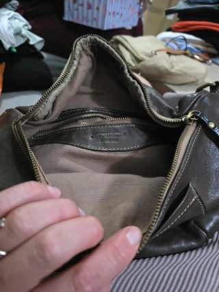 Bolso Bandolera Marrón Vintage