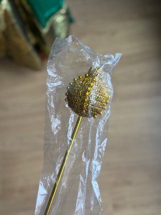 Cetro de Rey Dorado para Disfraz