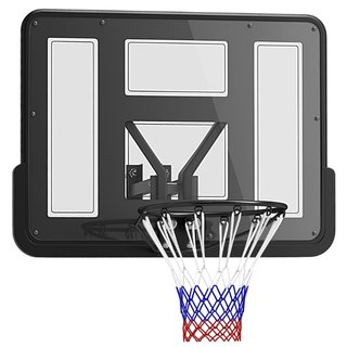 Canasta de baloncesto de pared, acero, 110 x 75 cm
