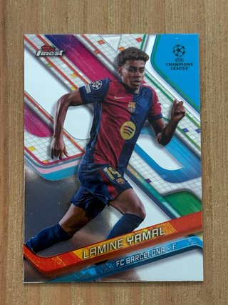 Carta Topps Finest UEFA Lamine Yamal N 99