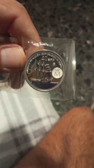 Moneda de Plata 40 Euros Juan Sebastián Elcano