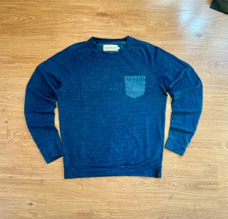 Camiseta larga Vintage Calvin Klein Jeans Azul
