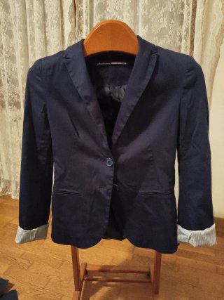Americana Azul Marino Stradivarius