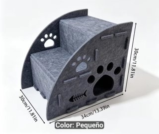 Rampa Escalera para Mascotas Tailio Gris