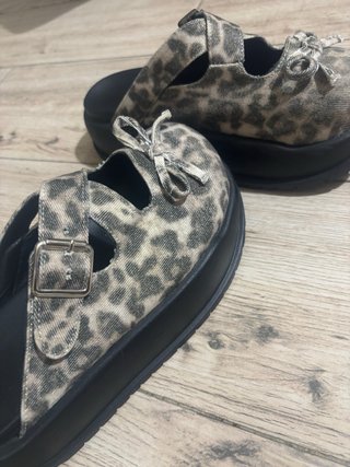 Zapatos de Plataforma Estampado Animal