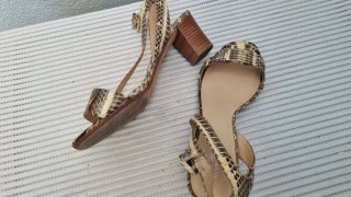 Sandalias Gloria Ortiz Estampado Serpiente