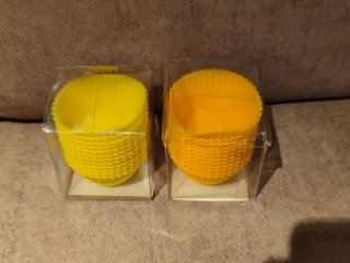 24 Moldes de Silicona para Mini Magdalenas