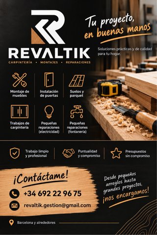 Servicios de carpintería y pequeñas reparaciones