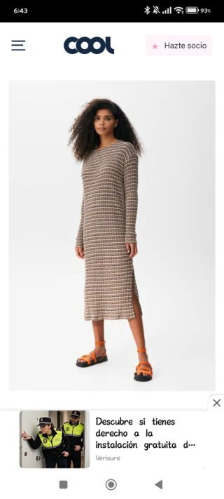 Vestido Pull and Bear Multicolor
