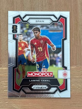 Carta Lamine Yamal Panini Monopoly Prizm