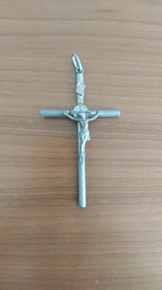 Colgante Cruz Cristiana Plateado
