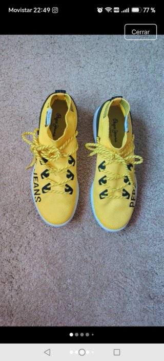 Zapatillas Pepe Jeans Amarillas
