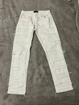 Vaqueros Blancos Rotos