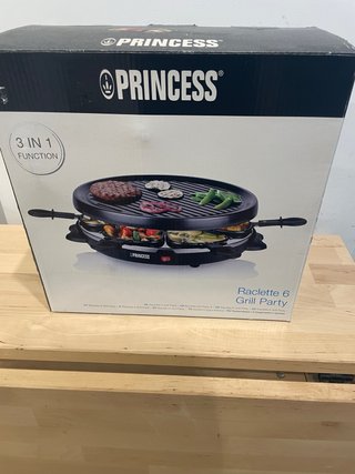 Raclette Princess 6 Grill Party. Plancha