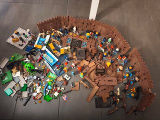 Gran Lote de Playmobil Western +Varios playmobil