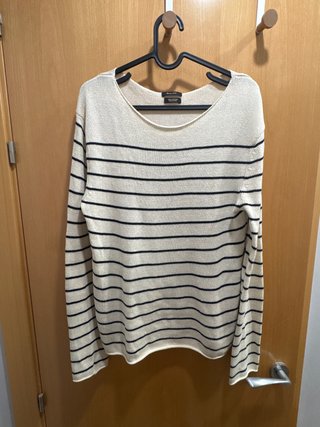 Jersey Massimo Dutti 100% Algodón -Estilo Marinero