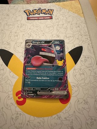 Carta Pokémon Gengar EX 30 Aniversario