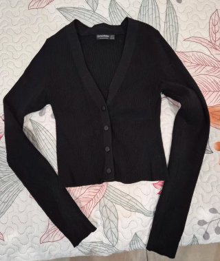 Jersey corto negro Stradivarius