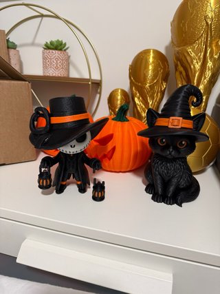 Set 2 Decorazioni Halloween Stampa 3D