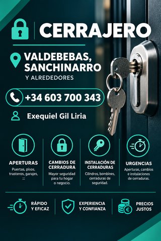 Cerrajeria urgencias Valdebebas y alrededores