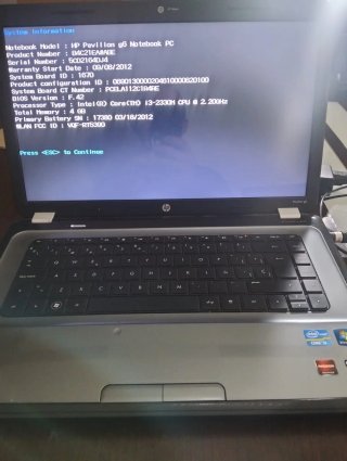 Portátil HP Pavilion g6-1313ss