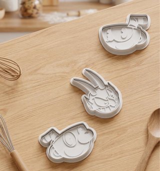 Set 3 Tagliabiscotti Cuphead