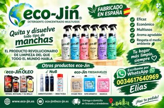 Detergente Concentrado Multiusos Eco-Jin 18€/liro