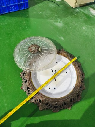 Applique Vintage in Metallo e Cristallo