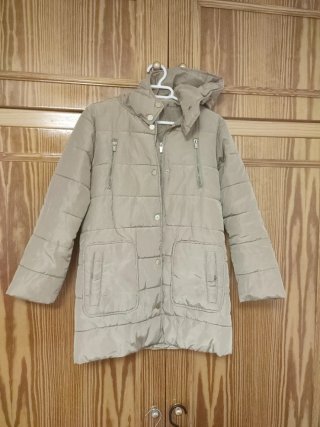 Chaqueta Acolchada Beige