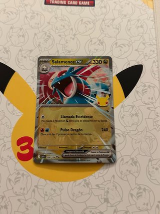 Carta Pokémon Salamence EX 30 Aniversario