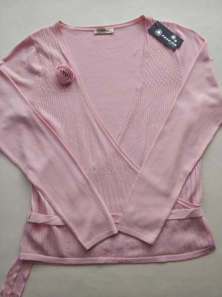 Chaqueta Cruzada Rosa Nueva