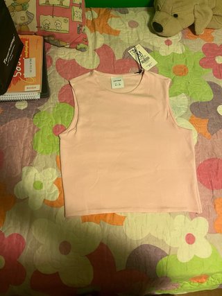 Camiseta de tirantes rosa Lefties Talla M