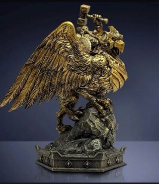 Estatua Gryphon Rider 20 aniversario del WOW